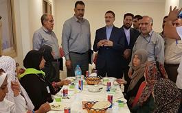 دیدار رییس سازمان حج و زیارت با حجاج ایرانی مستقر در سه هتل در مکه مکرمه