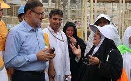 بازدید میدانی ریاست سازمان حج و زیارت از واحد راهنمایی حجاج در مکه/عکس