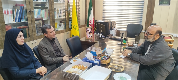 دیدار مدیر عامل دفتر امتداد زاگرس ایلام با مدیر حج و زیارت استان